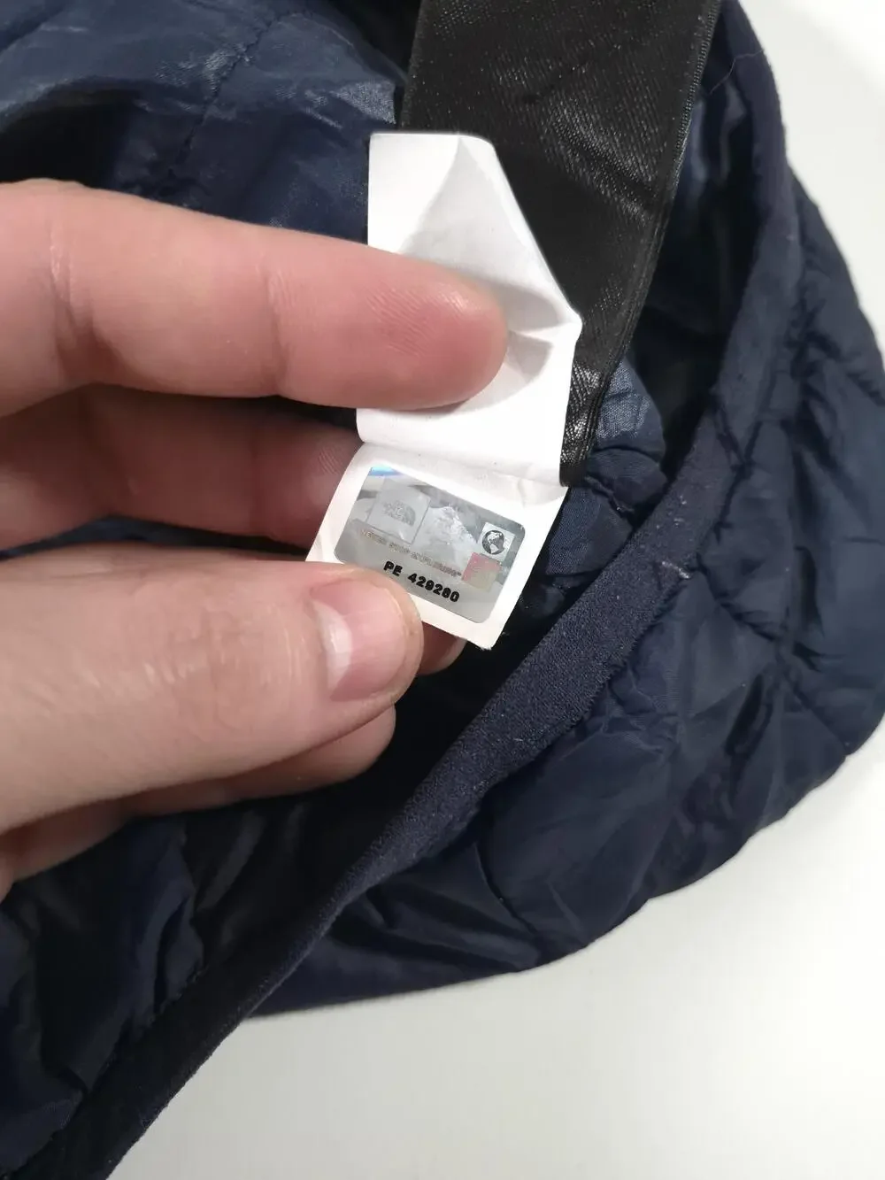 The North Face Jacket Mens Small Blue Primaloft Puffer Full Zip Lightweight